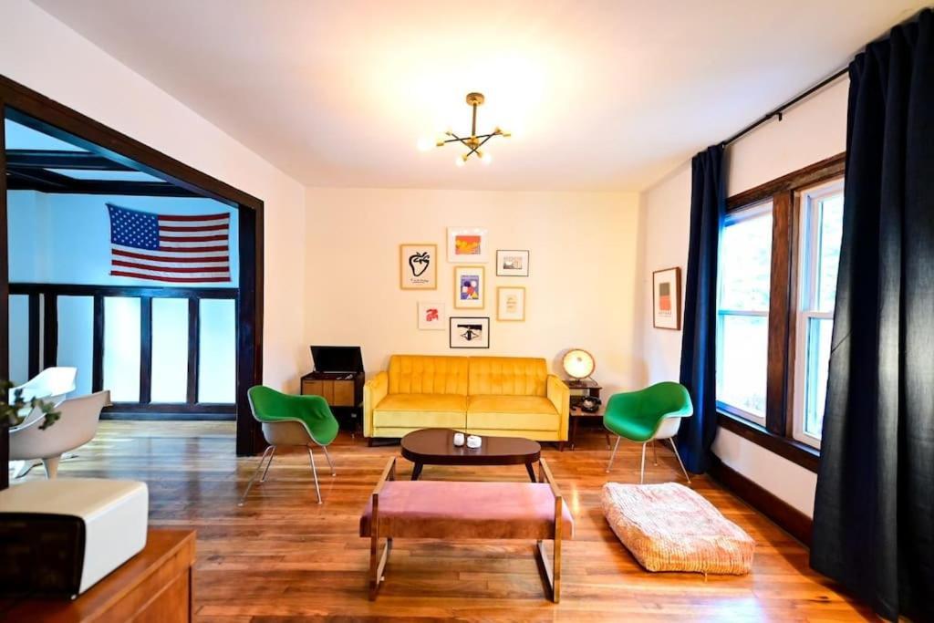 Luxe Mid-Century Styled Historic Townhouse #2 Villa Detroit Ngoại thất bức ảnh